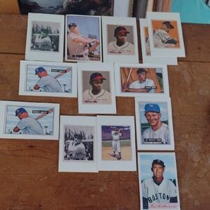 Vintage Baseball Trading Cards Collection